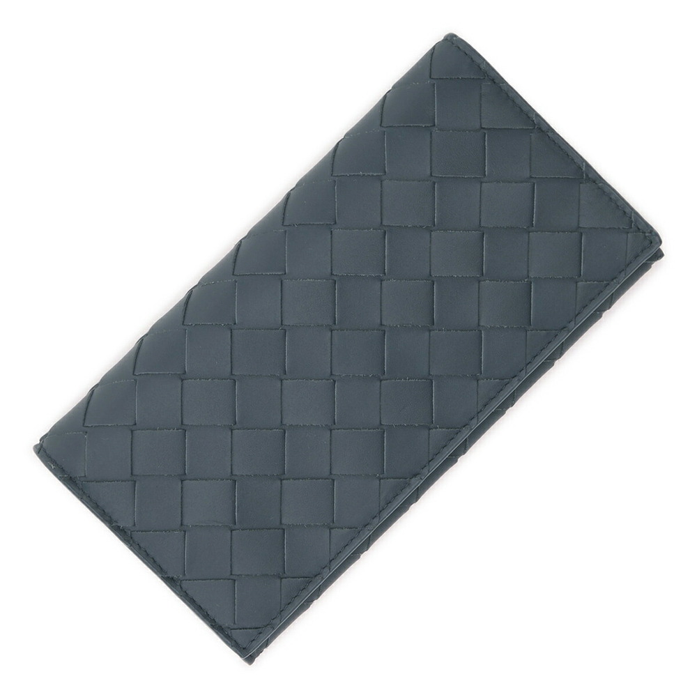 Bottega Veneta Blue Long Wallet Coin Purse